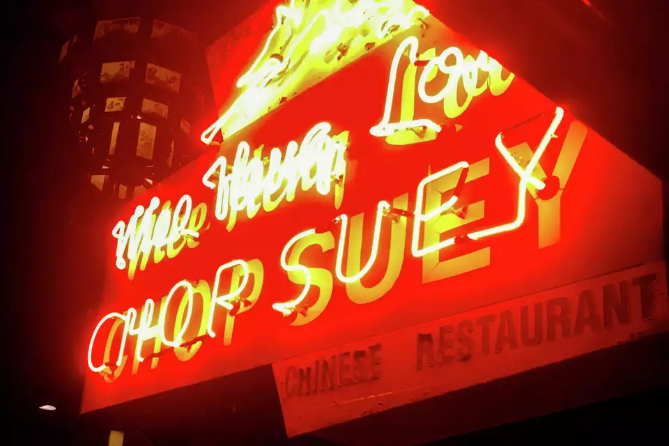 Neon Sign for Mee Heng Low Restaurant